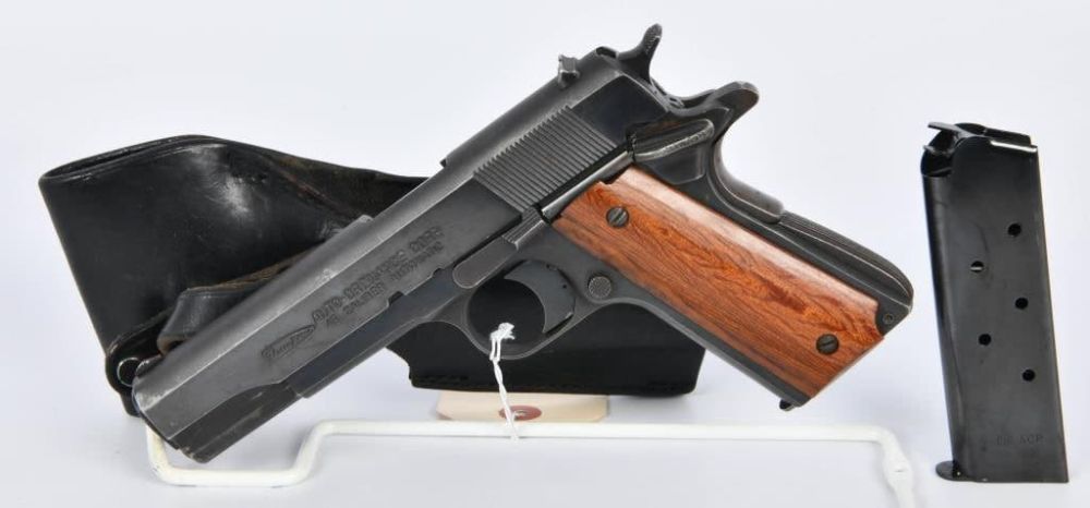 Lot 1143: Thompson Auto-Ordinance 1911-A1 80 Series .45 ACP