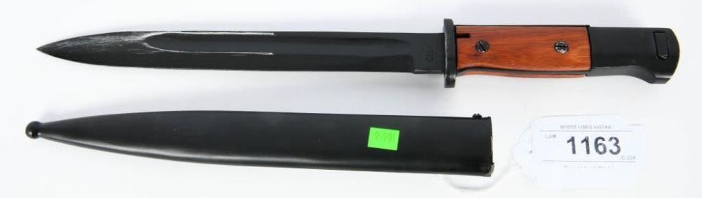 Lot 1163: German K98 Bayonet With Scabbard