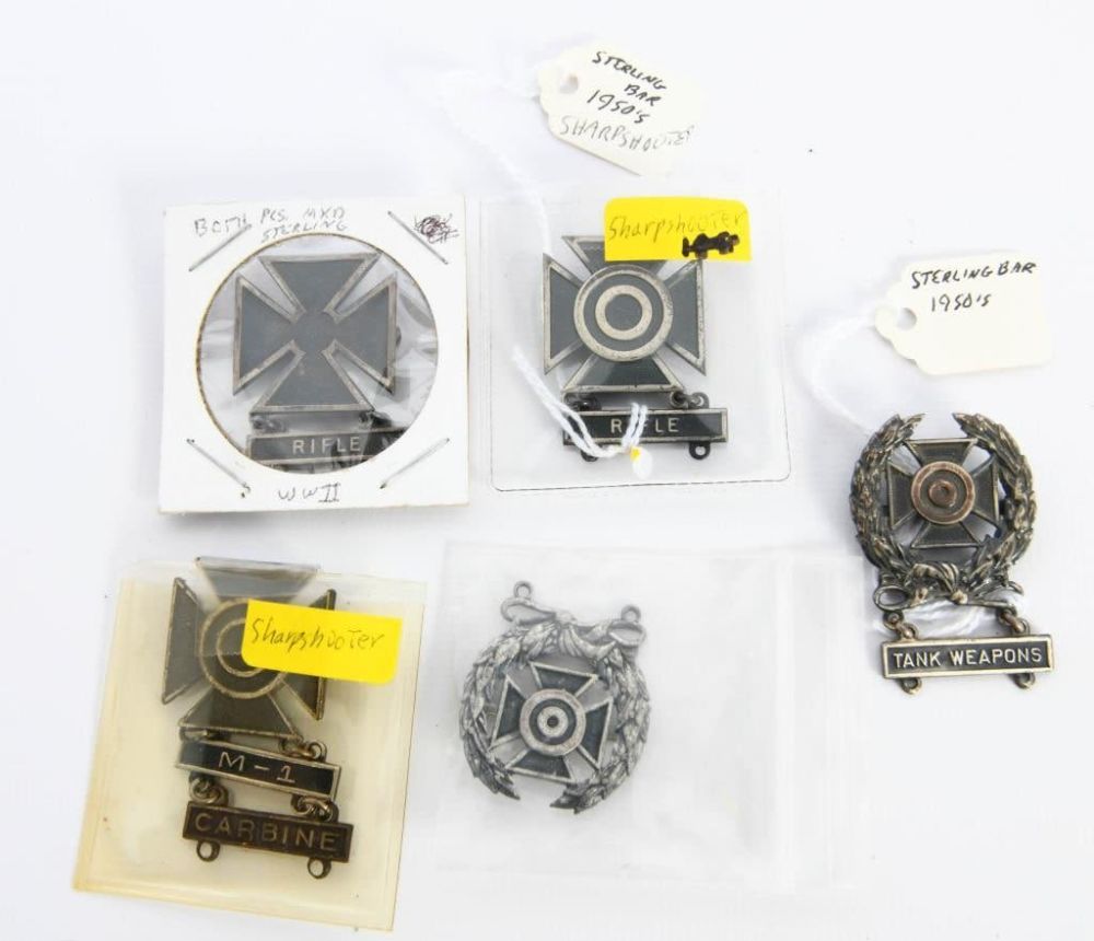 Lot 1169: 5 Vintage Nazi Military Metal Pins