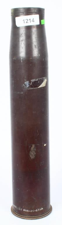 Lot 1214: 90mm M19B1 Empty Artillery Shell Casing