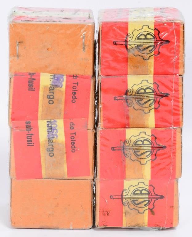 Lot 1234: 200 Rds Fabrica De Armes 9mm Largo Ammunition