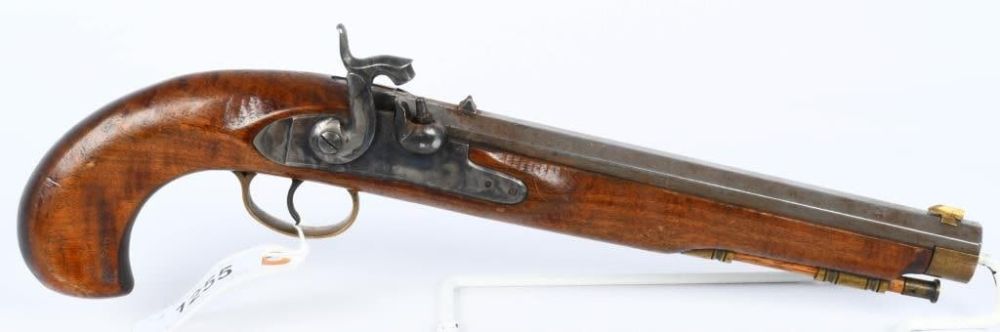Lot 1255: Alder Italy Black Powder Replica Pistol .45 Cal