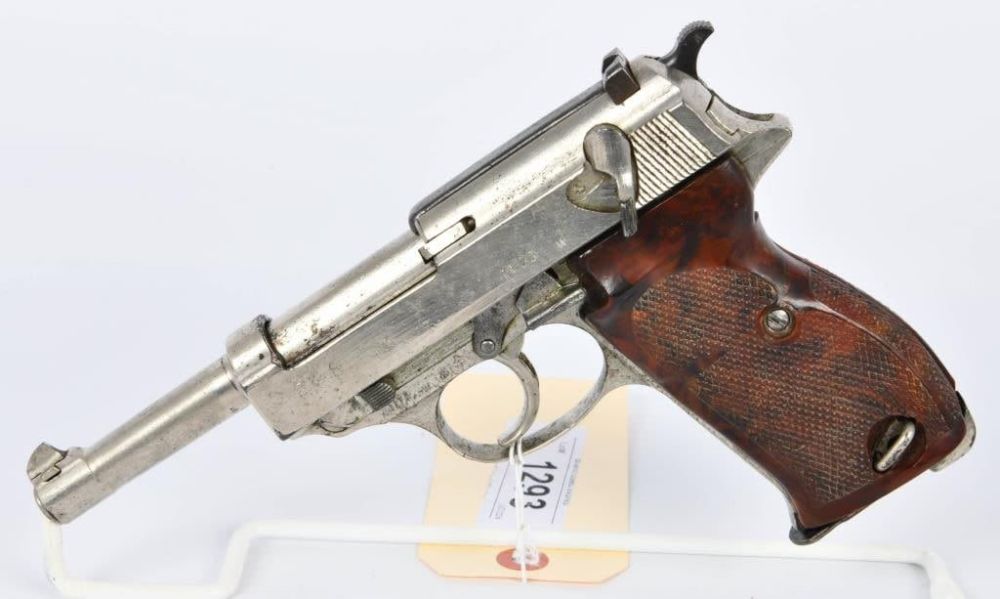 Lot 1293: Spreewerke 'cyq' Code P38 Pistol Warbird Marked