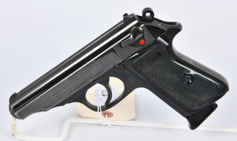 Lot 1314: Walther PP Semi Auto Pistol 7.65 Bavarian Police