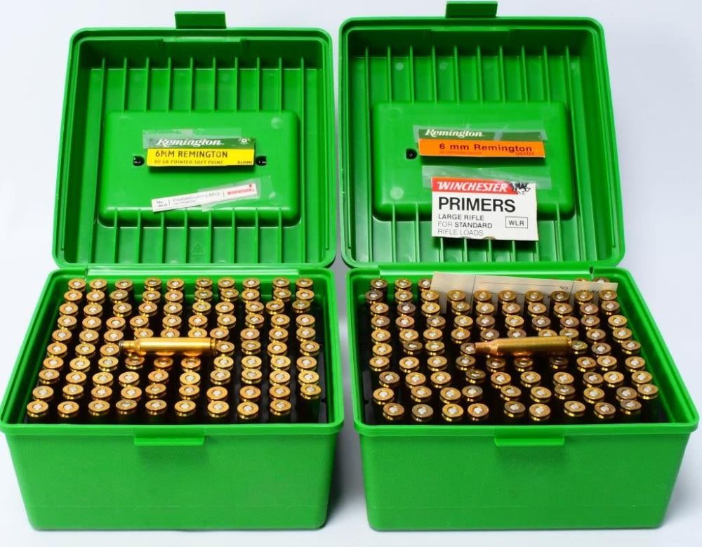 Lot 1339: 200 Rounds of 6mm Remington Ammunition
