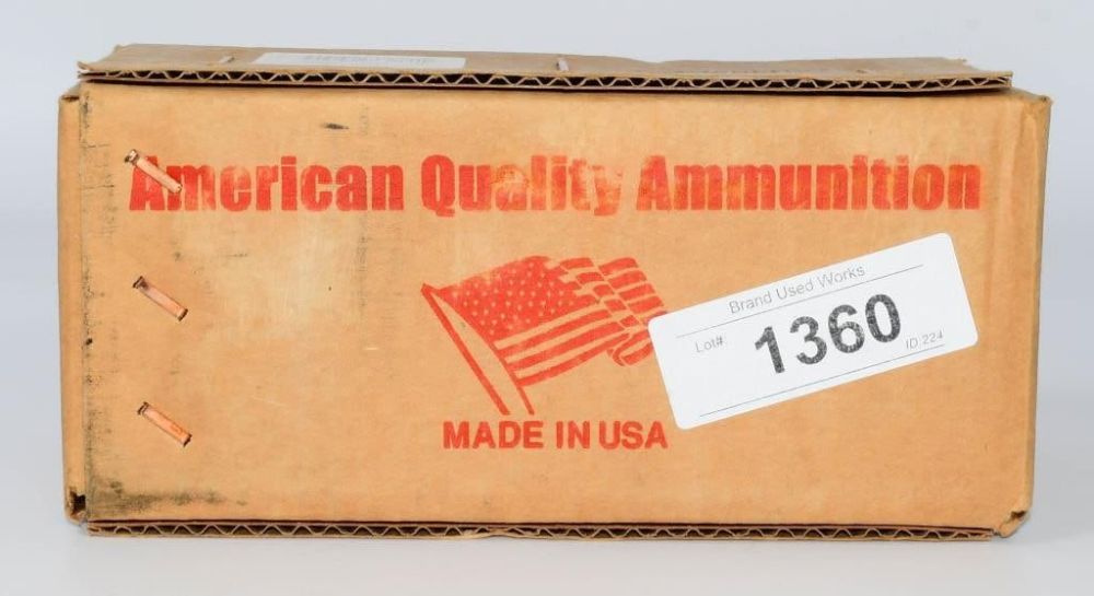 Lot 1360: 250 Round Case of .30 Carbine Ammunition