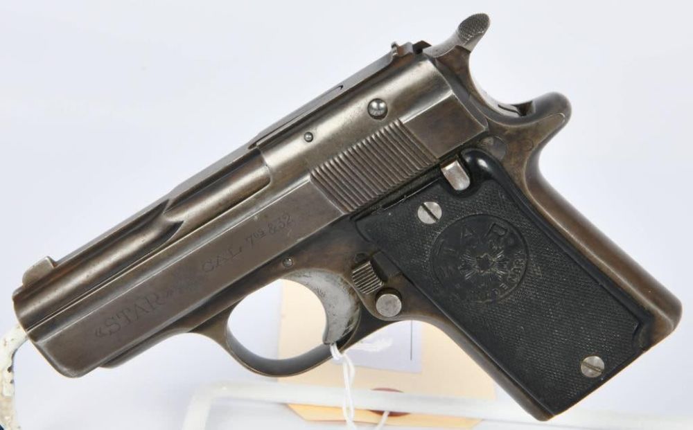 Lot 1395: Star Model CO Spanish Semi Auto PIstol 7.65MM