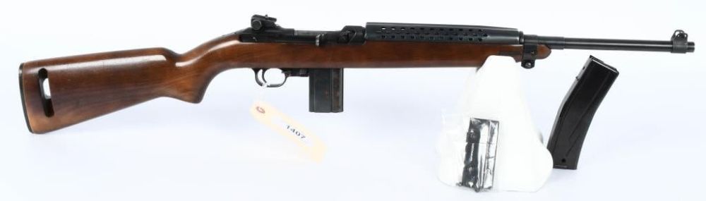 Lot 1407: Universal M1 Carbine .30 Cal Semi Auto Rifle