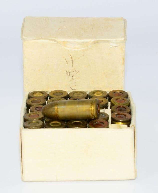 Lot 1432: RARE DWM 749A KK 7.65 (.32 ACP) Ammunition