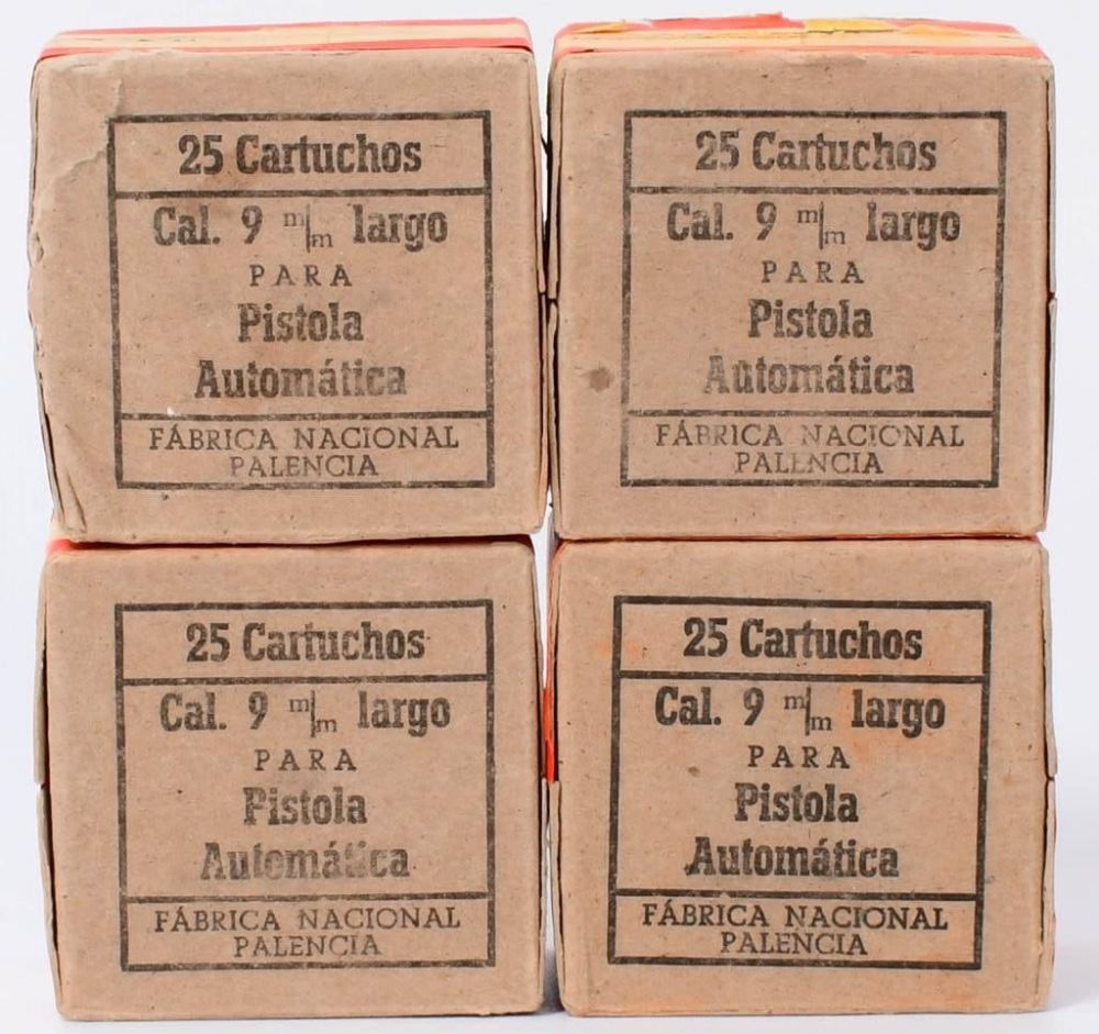 Lot 1456: 100 Rds of Fabrica Nacional 9mm Largo Para Ammo