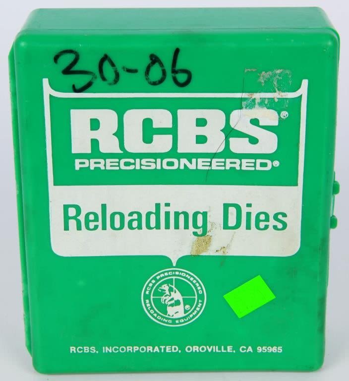 Lot 1484: 2 RCBS Full Length Reloading Dies For .30-06 SPRG