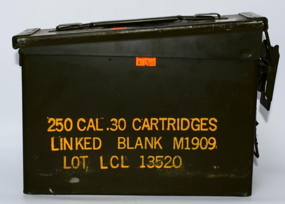 Lot 1486: 500 Rounds Of Belted .308 Caliber Blank Cartridges