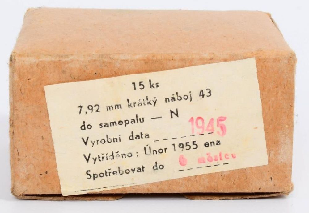 Lot 1495: 15 Rds Of STG 44 German 7.92x33mm Ammunition