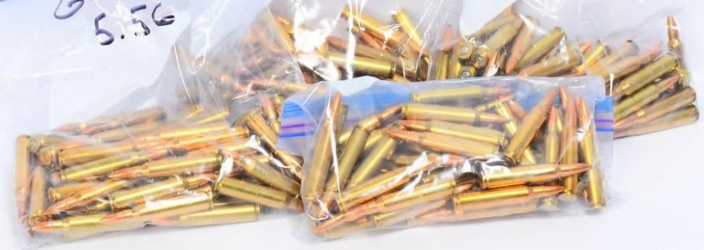 Lot 1498: 180 Rounds of 5.56x45mm Ammunition