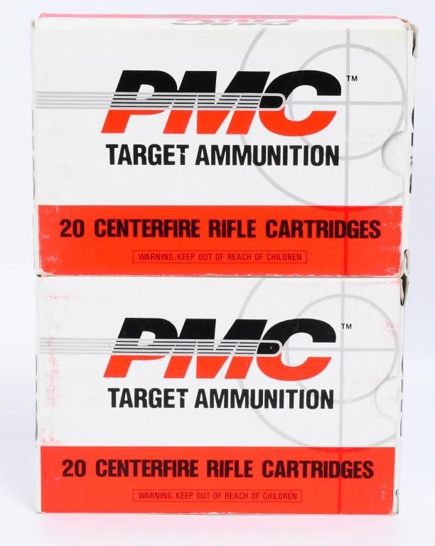 Lot 1504: 40 Rounds of 6.5X55 Swedish Ammunition PMC