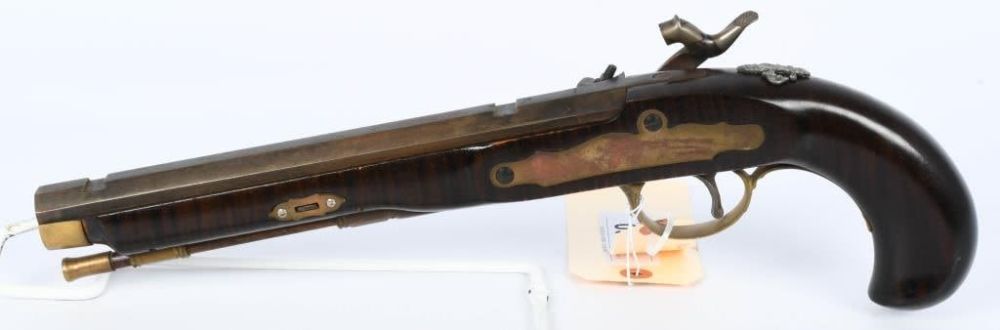Lot 1560: Unmarked Black Powder Percussion PIstol