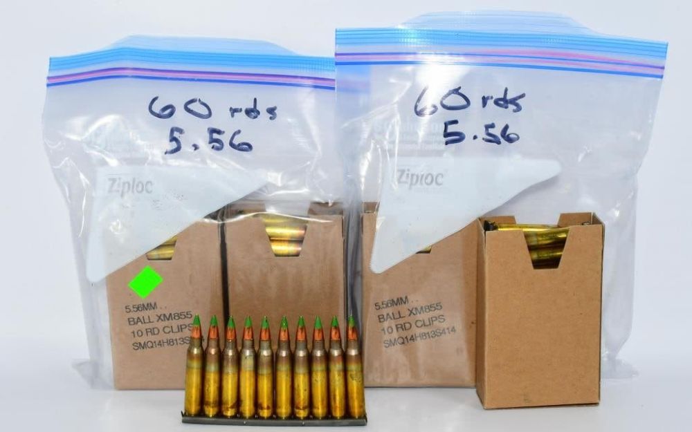 Lot 1561: 120 Rounds of XM855 Hulk Tip 5.56mm Ammunition