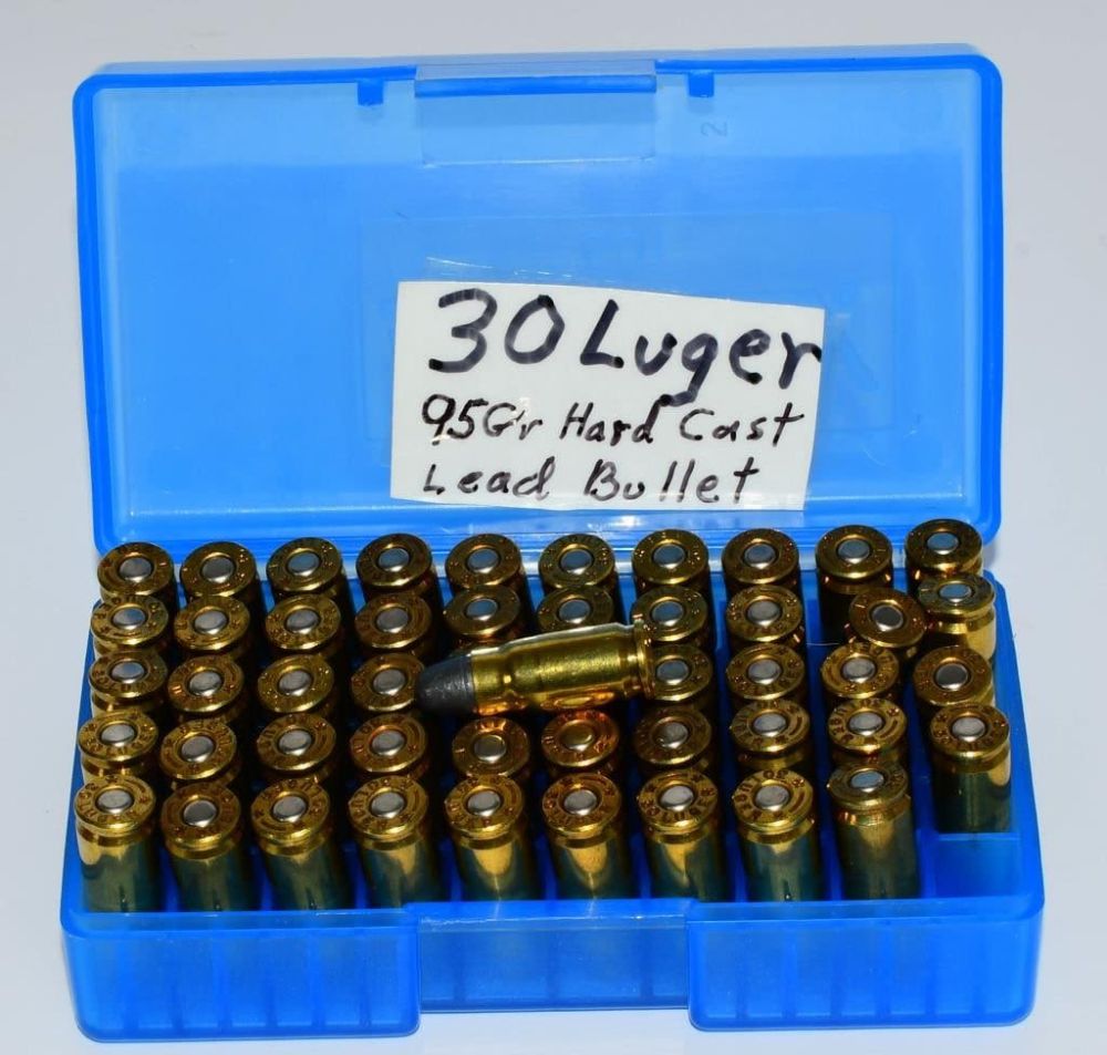 Lot 1585: 50 Rounds of .30 Luger Ammunition