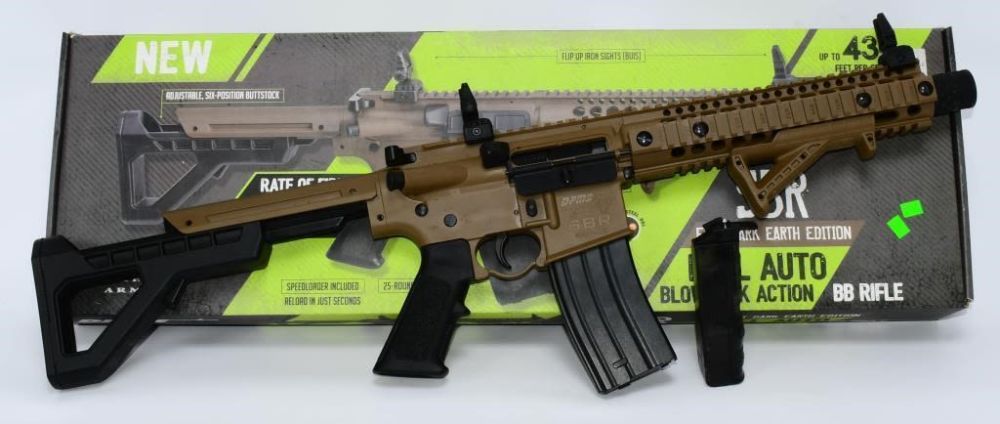 Lot 59: Crosman DPMS SBR Full Auto BB CO2 Rifle...