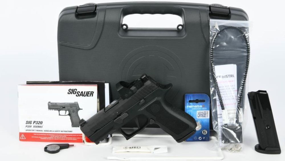 Lot 69: Sig Sauer P320 Semi Auto Pistol 9MM W/ Romeo1 Pro