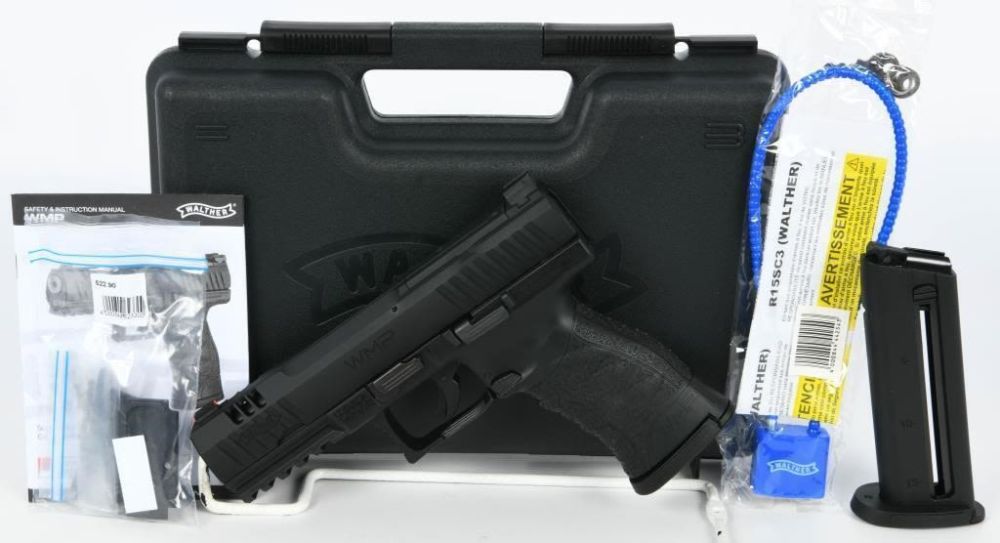 Lot 141: Walther WMP 4.5" Optics Ready .22 Magnum Pistol