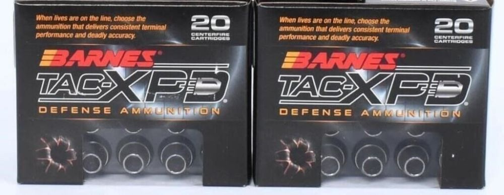 Lot 148: 40 Rounds Of Barnes .380 ACP Tac-X PD Ammunition