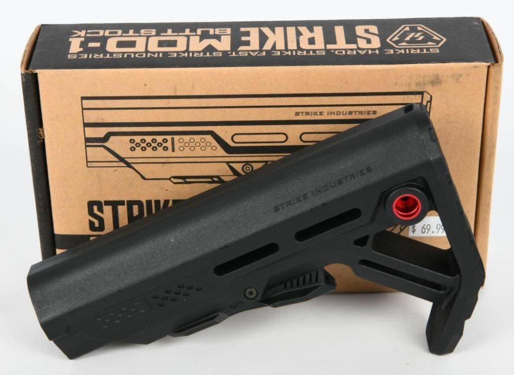 Lot 182: New In the Box Strike Mod-1 QD Butt Stock