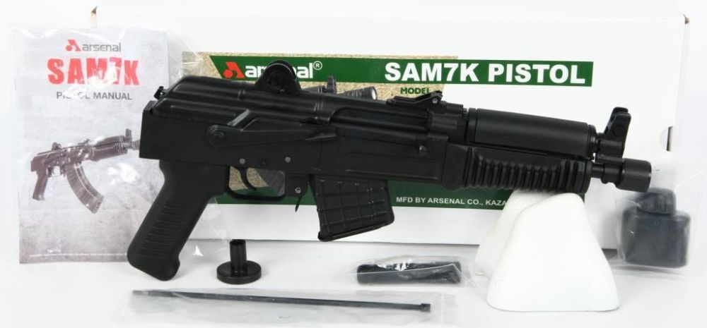 Lot 183: SAM7K-34 7.62x39mm Semi-Automatic Pistol