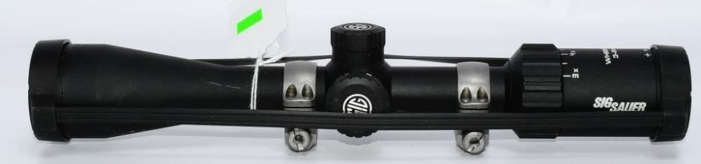 Lot 245: Sig Sauer Whiskey3 3-9x40 Riflescope Immerse yourself in...