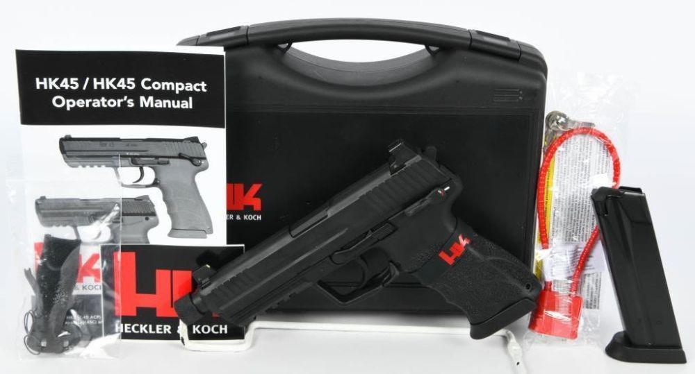 Lot 255: Heckler & Koch HK45 Tactical .45 ACP Semi Auto