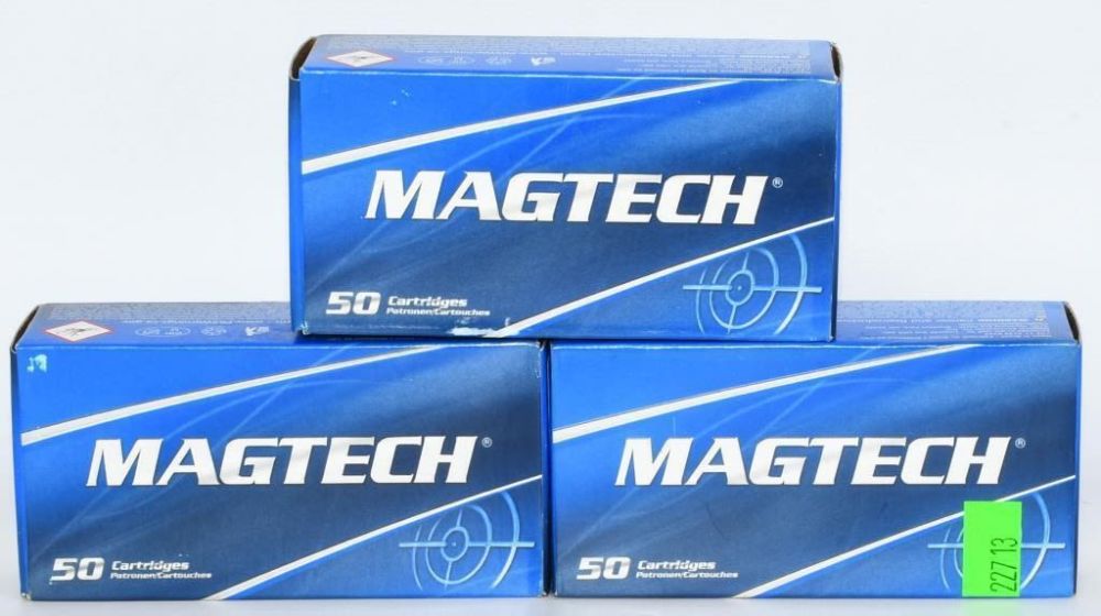 Lot 268: 150 Rounds of Magtech 9mm Luger Ammunition, 115...