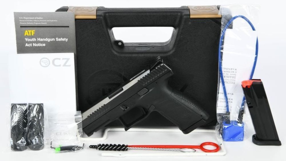 Lot 315: NEW CZ P-10 Compact Semi Auto Pistol 9mm