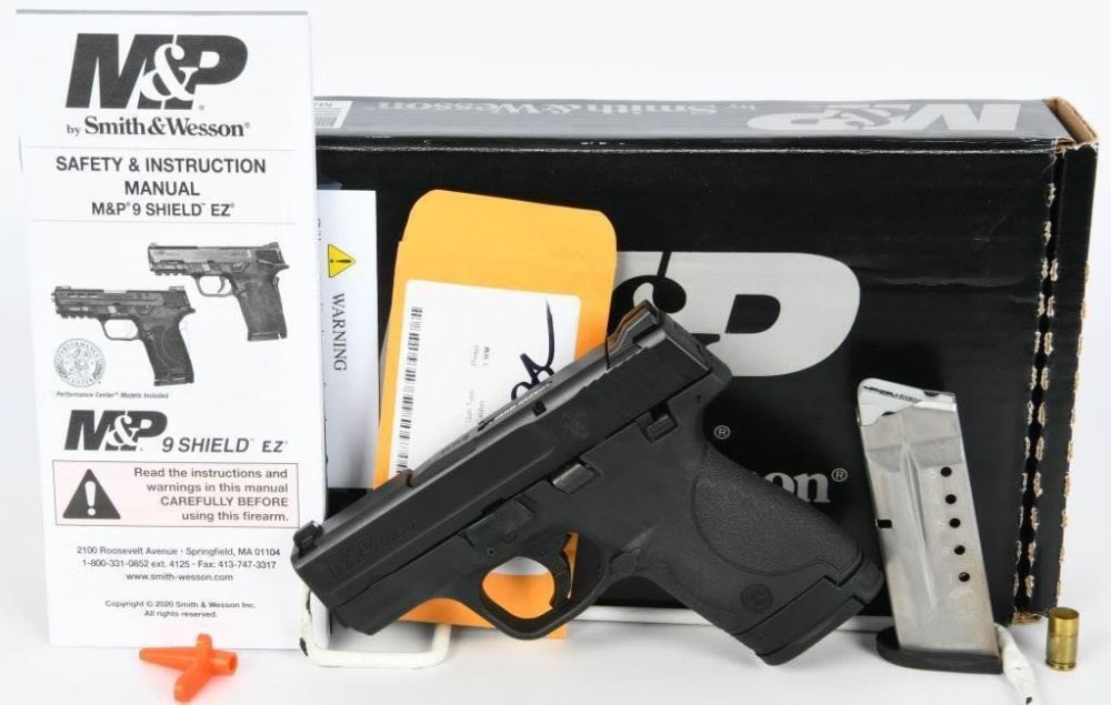 Lot 327: Smith & Wesson M&P9 Shield 3" Barrel CA Compliant