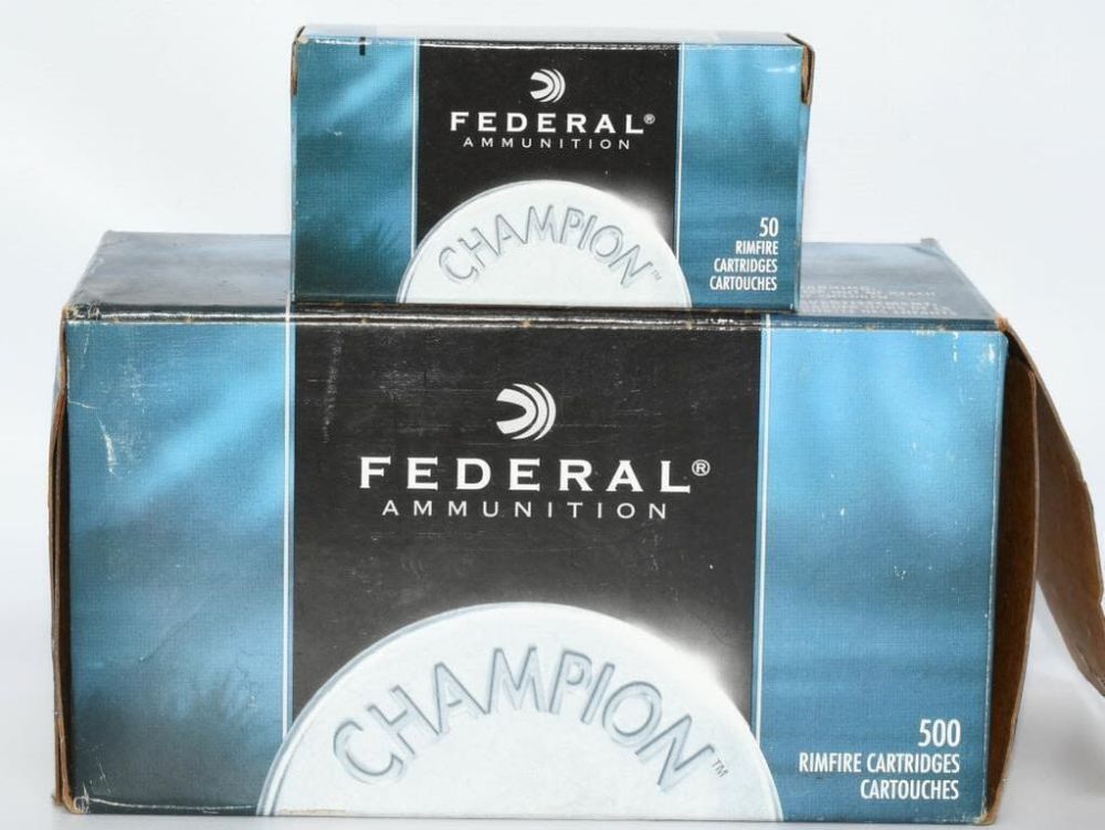 Lot 361: 500 Rounds of Federal .22 LR Champion Ammo