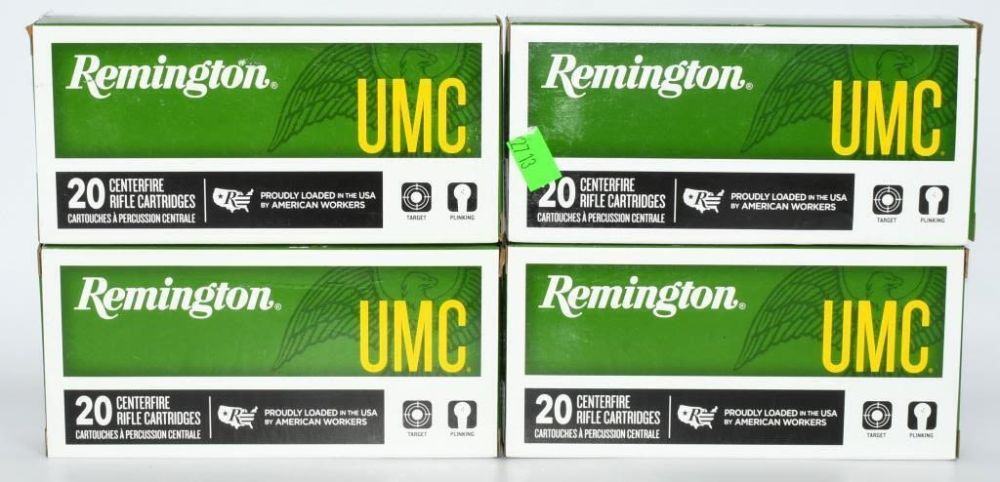 Lot 415: 80 Rounds Of Remington .223 Rem Ammunition