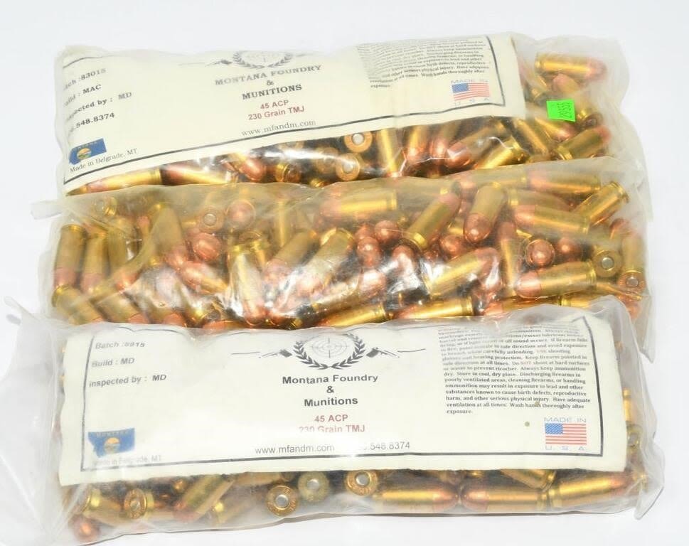 Lot 466: Approx 300 Rounds of .45 ACP Ammunition