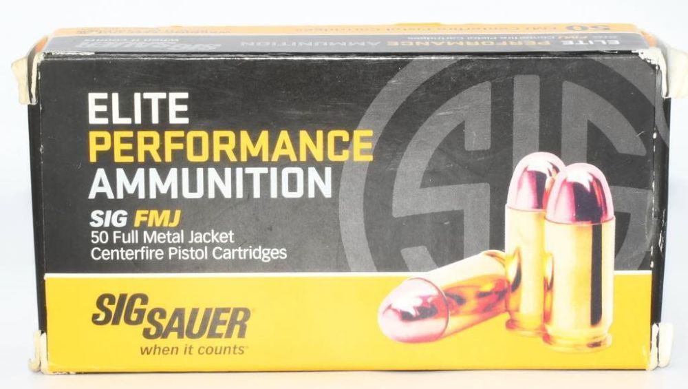 Lot 496: 40 Rounds of Sig Sauer Elite .357 Sig Ammunition