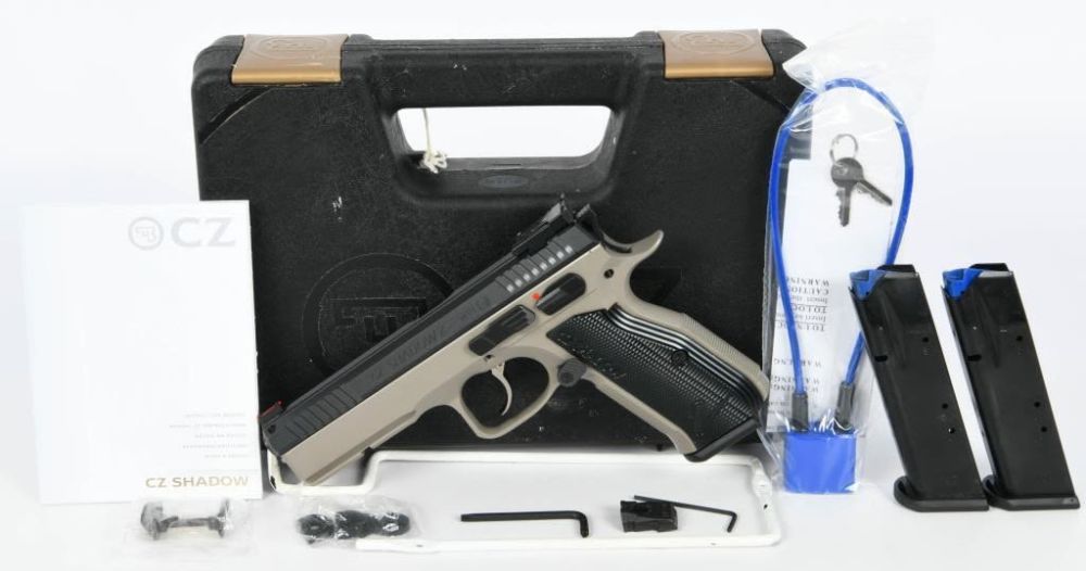 Lot 525: CZ Shadow 2 Urban Grey Semi Auto Pistol 9mm Luger