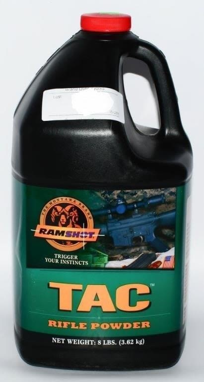 Lot 533: Ramshot Tac Rifle 8 lb Canister Of Gun...