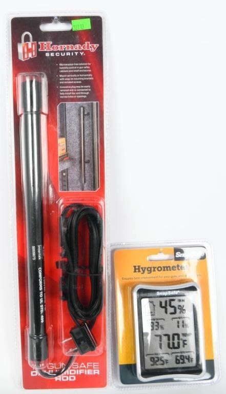 Lot 554: 1 NIP Hornady 12" Dehumidifier & Hygrometer