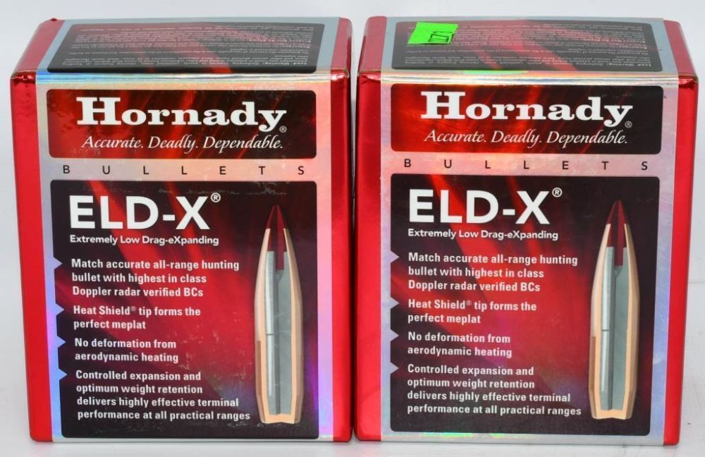 Lot 572: 200 Count Of Hornady 7mm Reloading Bullet Tips