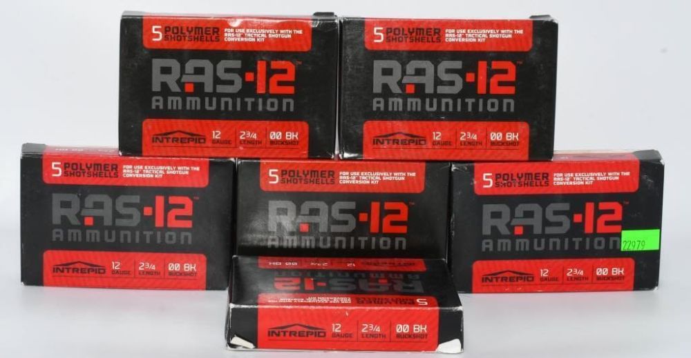 Lot 661: 25 Rounds Of Intrepid 12 Ga RAS-12 Buckshots