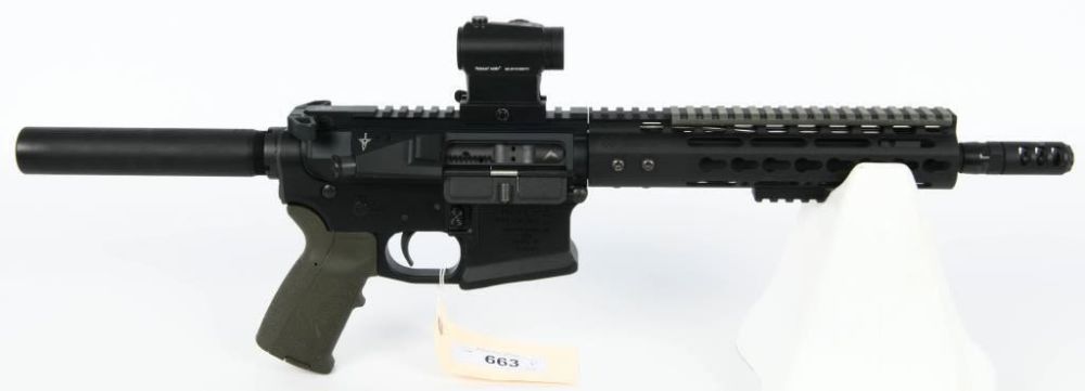 Lot 663: Noveske N4 Semi Auto AR PIstol 5.56 NATO