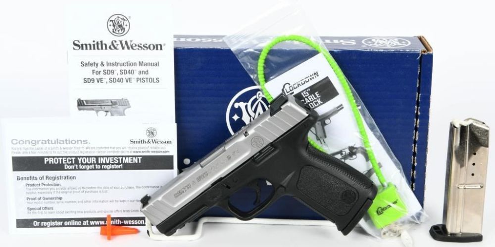 Lot 687: Smith & Wesson SD9VE Semi Auto Pistol 9MM