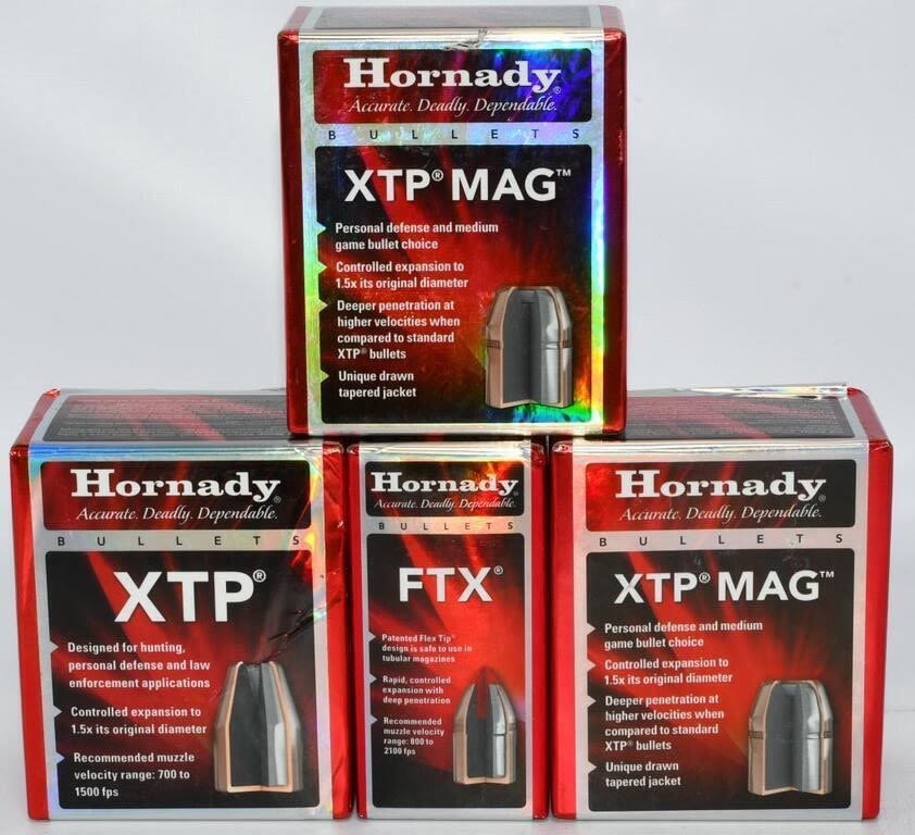 Lot 692: 250 Count of Hornady .45 Cal Reloading Bullet Tips