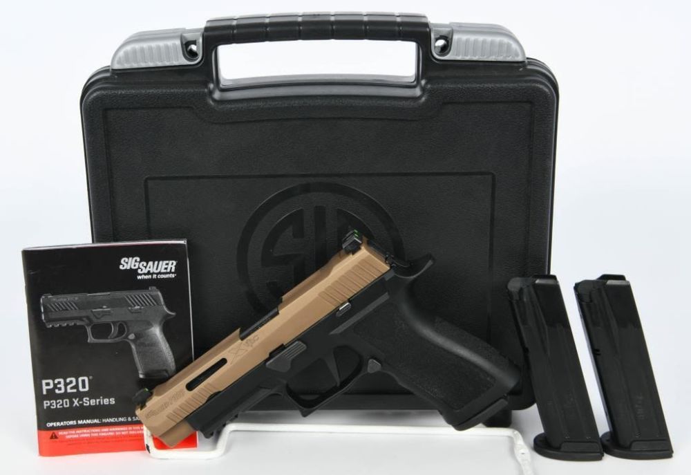 Lot 729: The Sig Sauer P320 X-VTAC Semi Auto 9MM