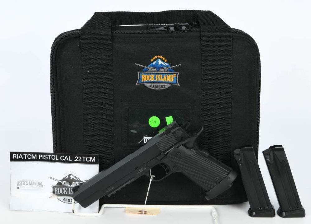 Lot 759: 1 of 15 Rock Island 22TCM G10 Match 6" M1911A2