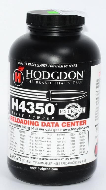 Lot 773: 1 LB Bottle Of IMR H4350 Reloading Gun...