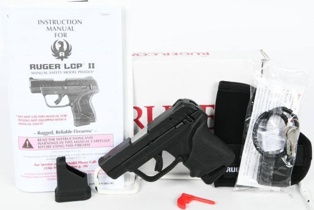 Lot 783: NEW Ruger LCP II Semi Auto Pistol .22LR
