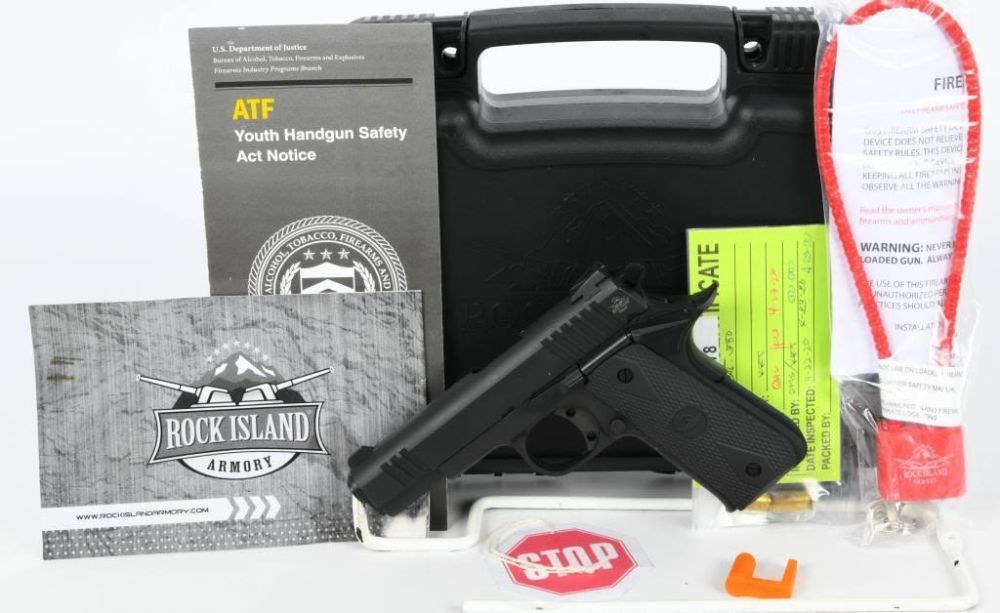 Lot 789: Rock Island Armory Baby Rock Semi-Auto Pistol .380